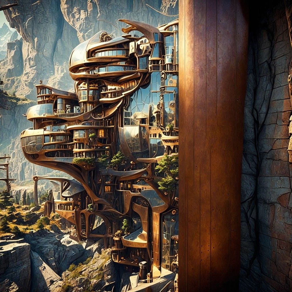 futuristic architecture at mountain style Steampunk-details_50-freedom_0.jpg