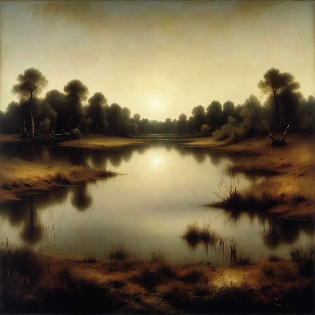 vegetation lake landscape style of Odd Nerdrum-details_100-freedom_15.jpg