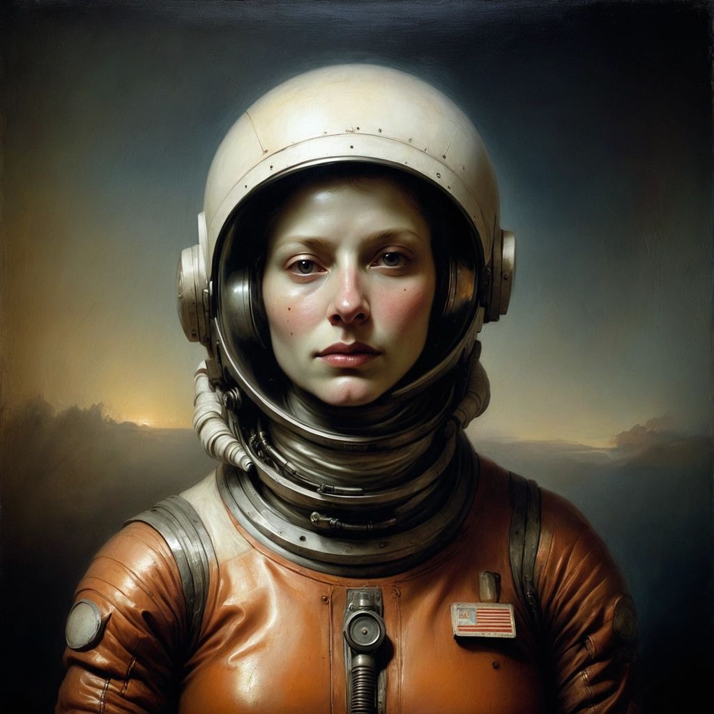 cosmonaut woman portrait style Odd Nerdrum-details_100-freedom_15.jpg