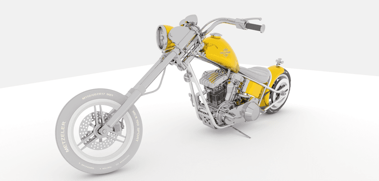 Harley Softtail Check Render 4 1000s 2197 X 1051 2m 29s GPU  Shadow Catcher.png