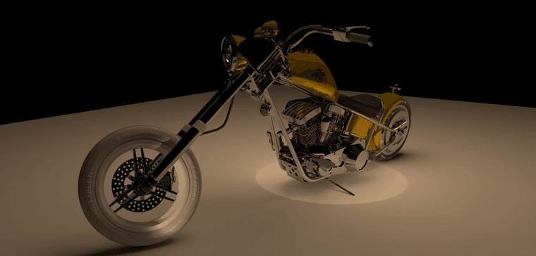 Harley Softtail Check Render 6 1000s 2197 X 1051 2m 18s GPU  Shadow Catcher.png