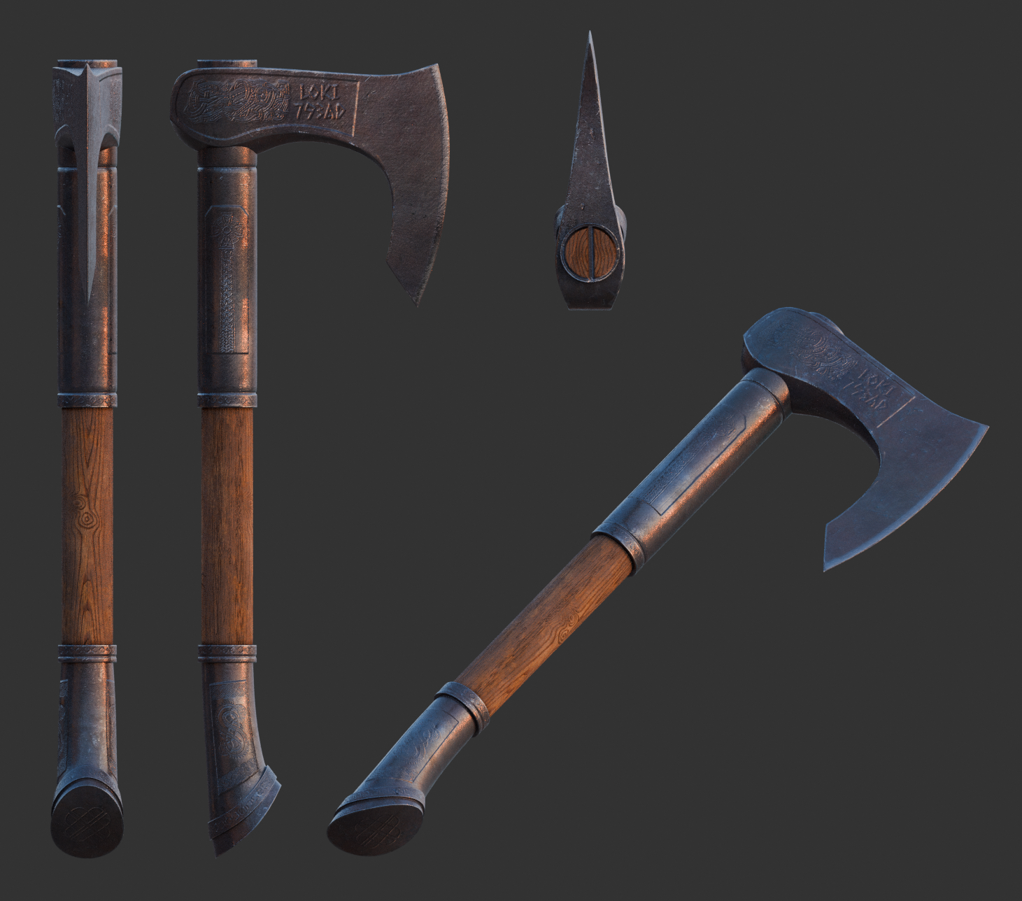 Loki Axe in 3D