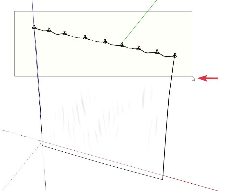 Selecting Pins in Clothworks for SketchUp