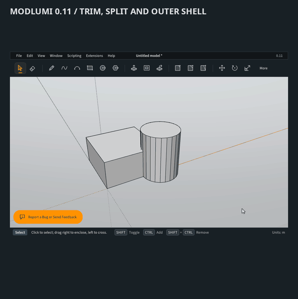 Trim, Split and Outer Shell