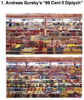 Andreas Gurky’s 99 cent II, Diptych reached $3,340,456.jpg