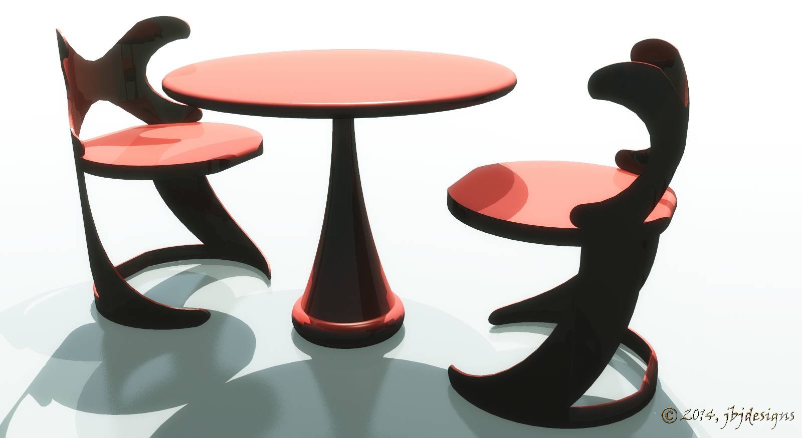 Modern Chair & Table Set