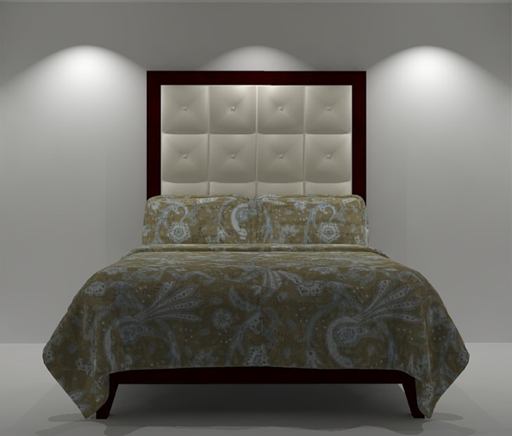 modeled bed