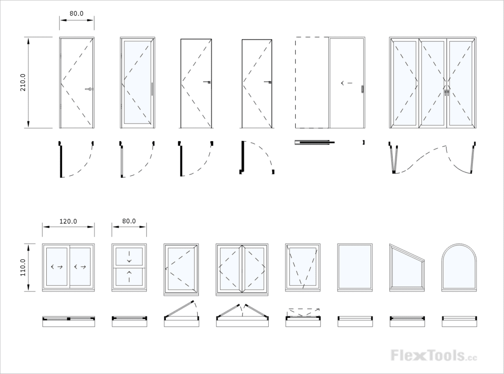 FlexTools for SketchUp - 2D doors and windows_1024x761.png