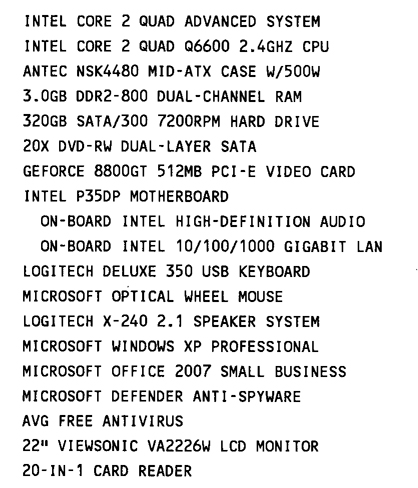 Here are the specs.