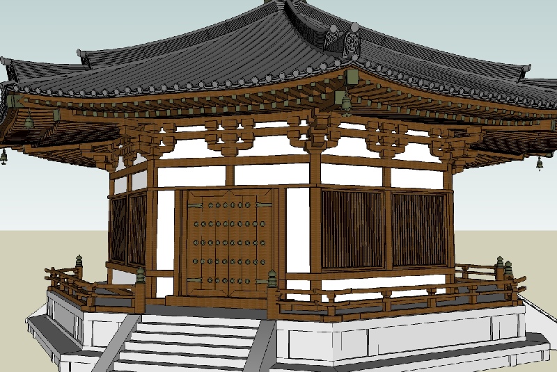 Horyu-ji Temple east academy Yumedono.jpg