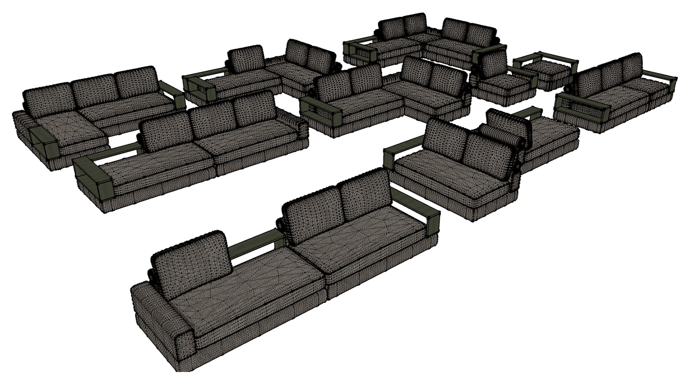 This sofa is modular, you can move parts as you wish.