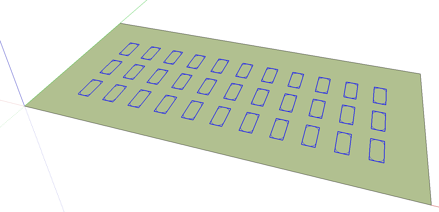 Inner Polygons as components. Before exploding.