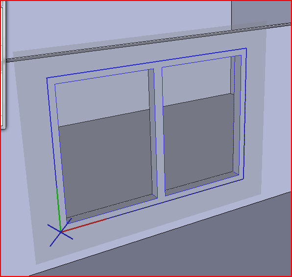 Right-click > Change Axes > Correct axes for a gluing/cutting component