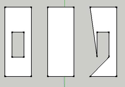 face on the left has a hole, face in the middle is the result of copying based on the outer_loop, and face on the right is the result of adding a face using all the vertices in the face