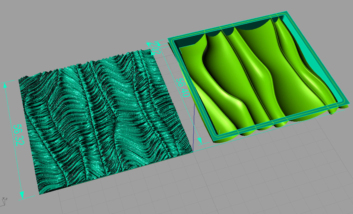 I have two surface like this