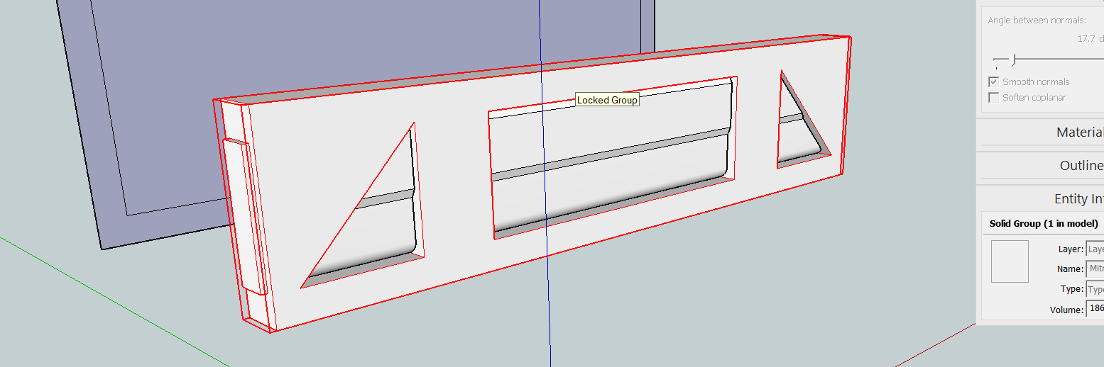 make group then select the template and trim