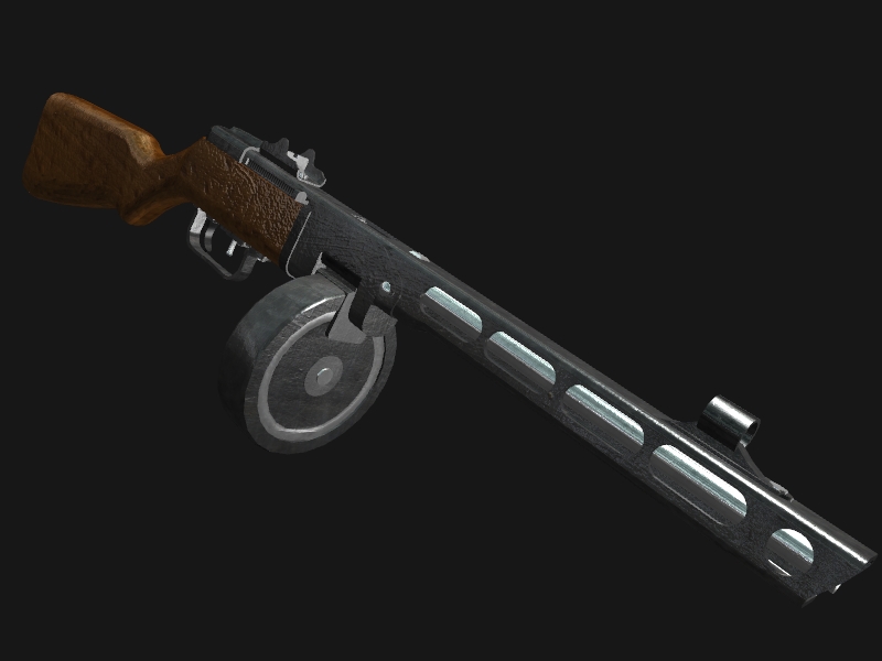 PPsH41 SMG (Cgtextures - iClone image)