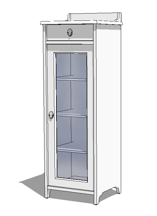 FLÅREN Cabinet with door and drawer.png