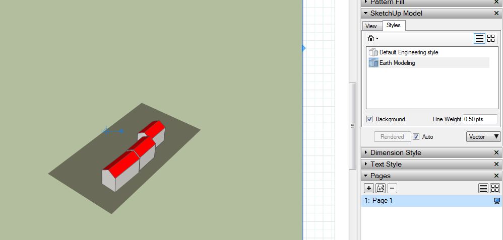 Deactivated SU model in layout