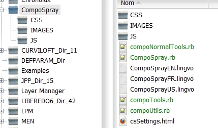 main CompoSpray sub-folder of Plugins