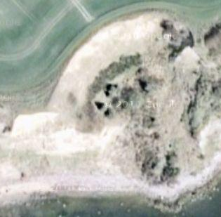 this is a crop view of the southern tip where i chose to place my project