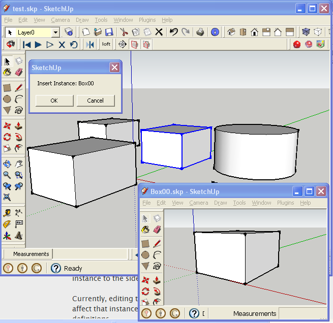 Select component, and open in new SketchUp window.