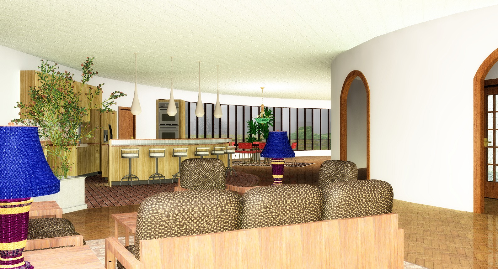 Interior — large open living area