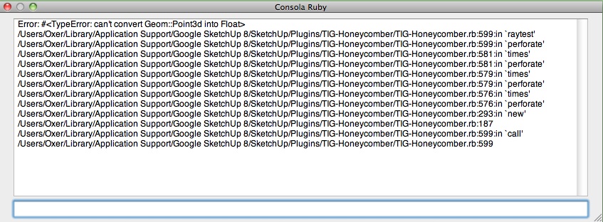 Error Ruby Console
