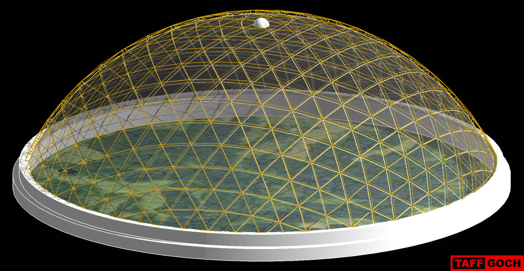 Geodesic dome configuration