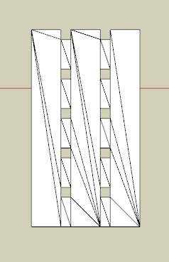 This is how the mesh is actually triangulated.