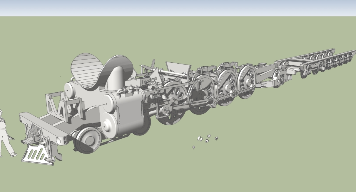 ...added the cylinders and running gear...
