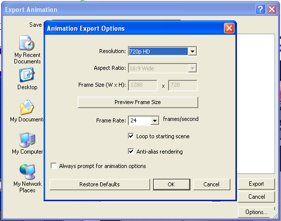Animation Options