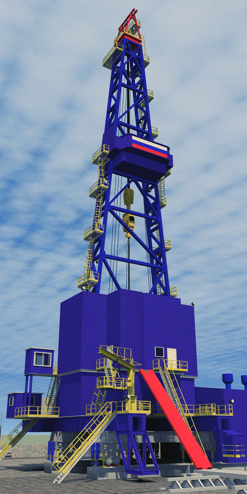 onshore drilling rig (up to 5000 m drilling)