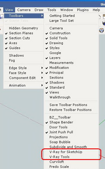 VRay for sketchup and VRay tools still appear, even when the VRay toys alredy operate
