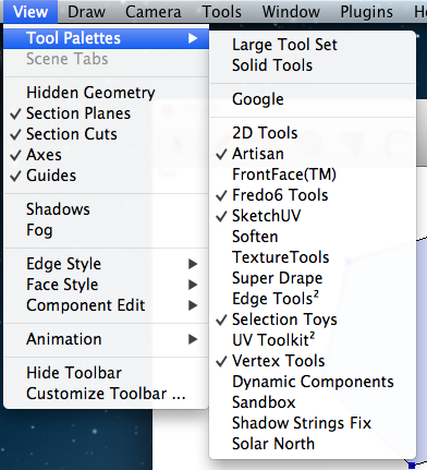 Vertex Tools toolbar is lissted and checked - but the toolbar is not visible on screen.