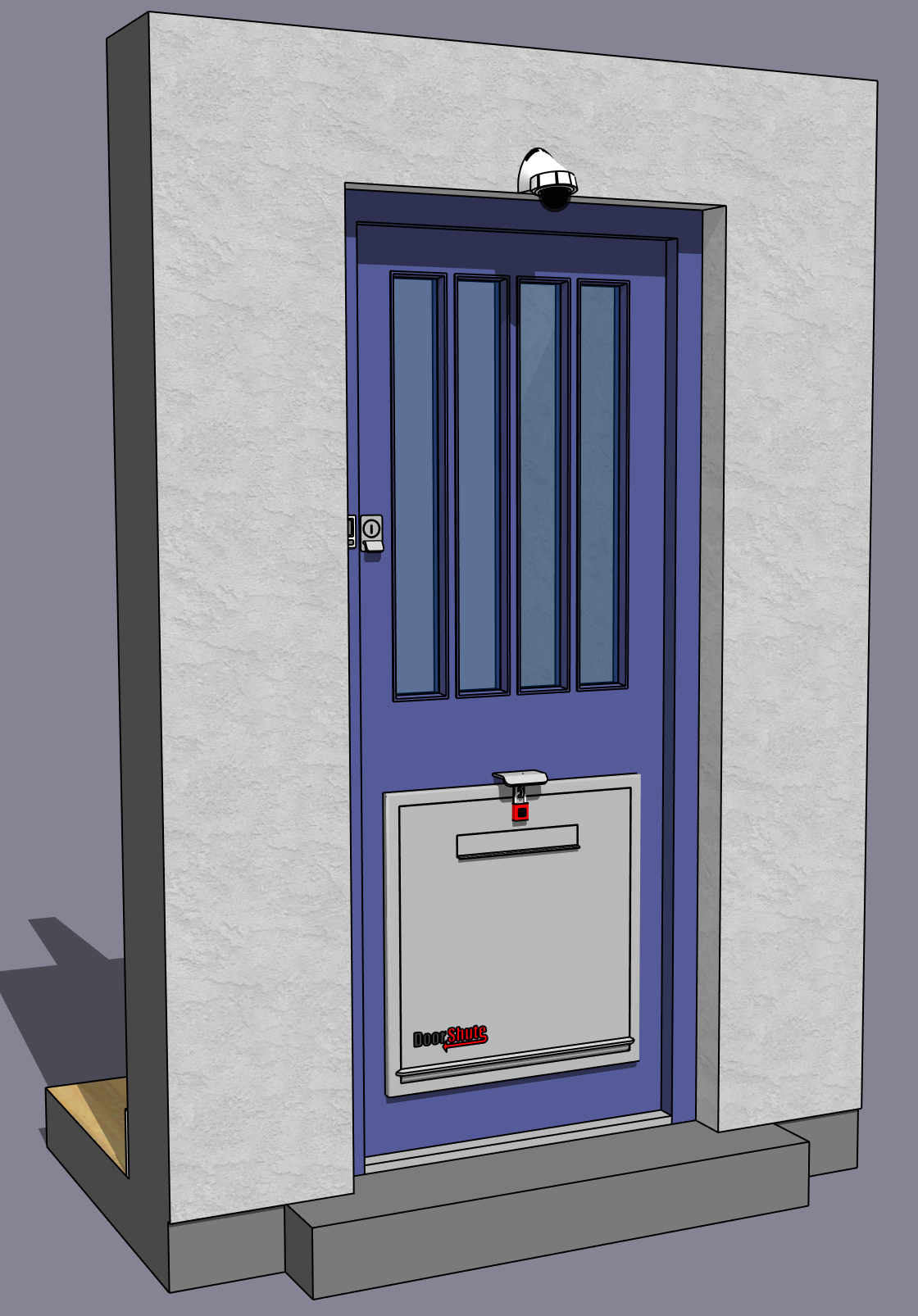 DoorShut installed in Front Door