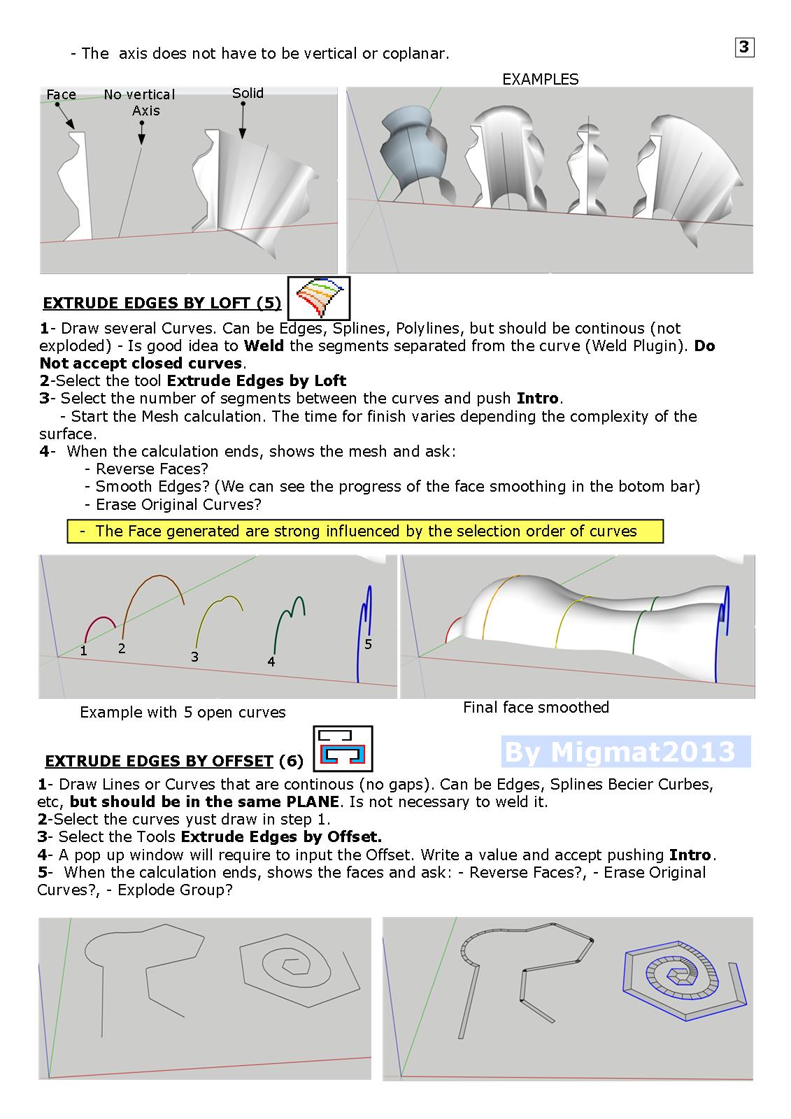 Page 4 Tutorial Extrude TOOLS