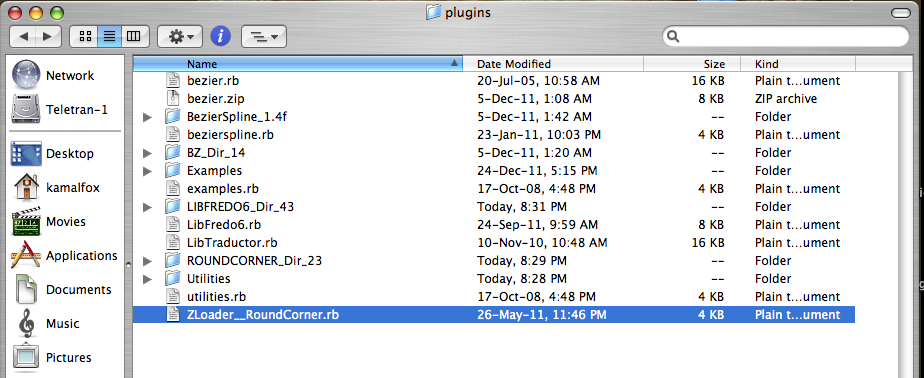 My plugins folder