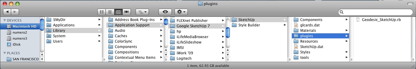 Macintosh HD/Library/Application Support/Google SketchUp7/SketchUp/plugins