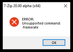 Error message when trying to generate video.