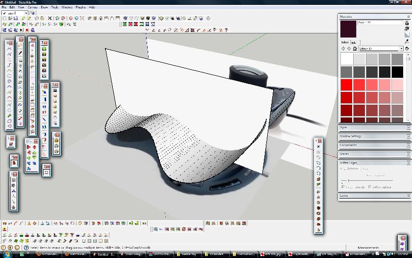 Intersected and deleted unwanted geometry and then used a plane to slice the model in half