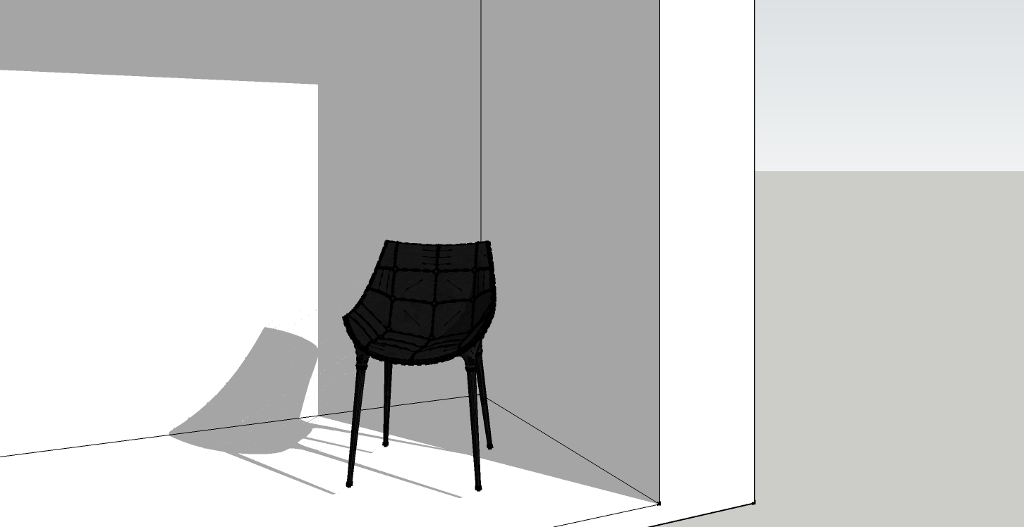 and that is just and image imported form sketchup, to show you the details in chair before render