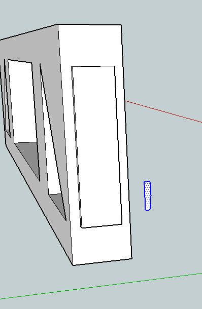 to build  a door edge, either build or select a mold outline