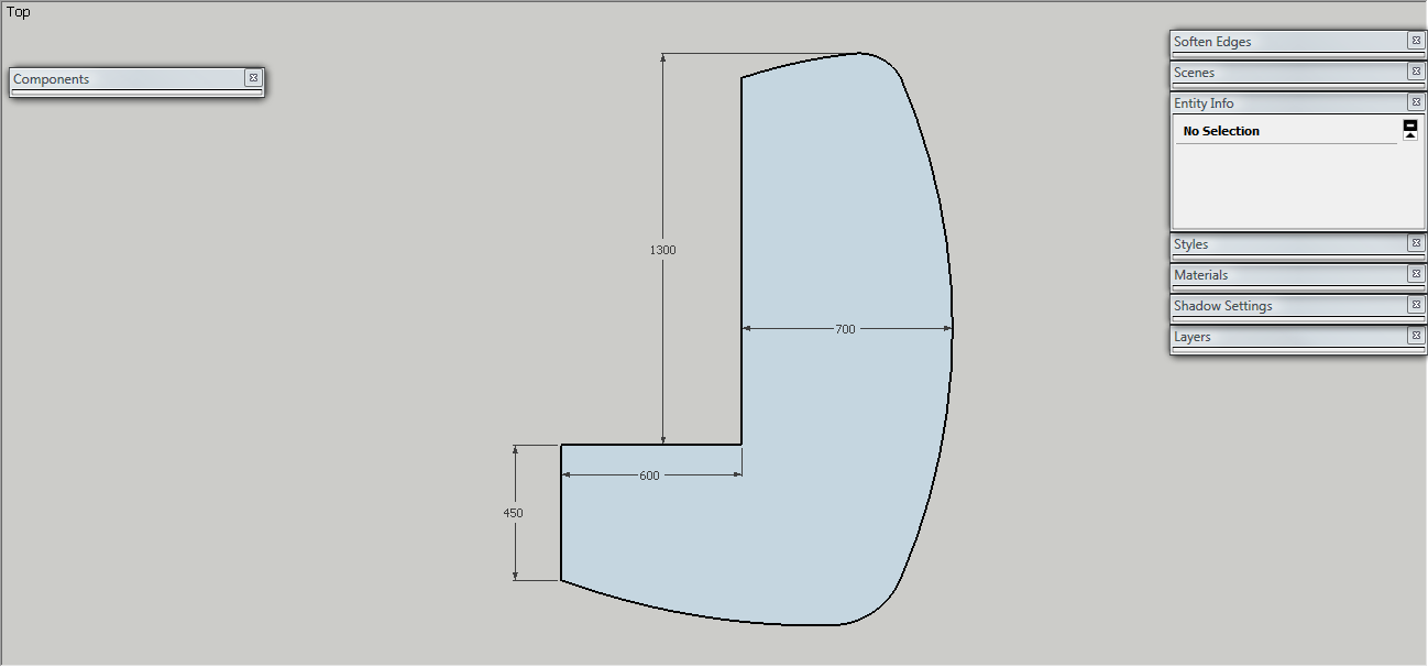 this is how dimensions look after closing the group