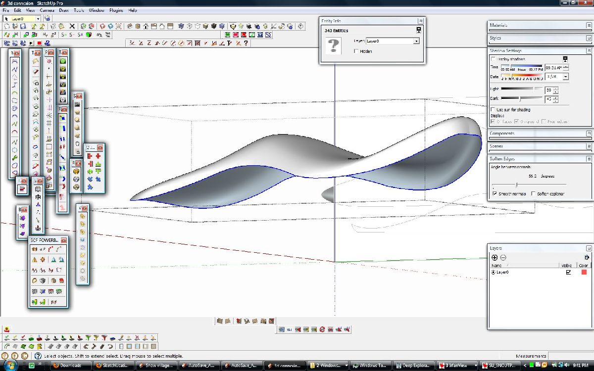 Run intersect with model and delete extra geometry