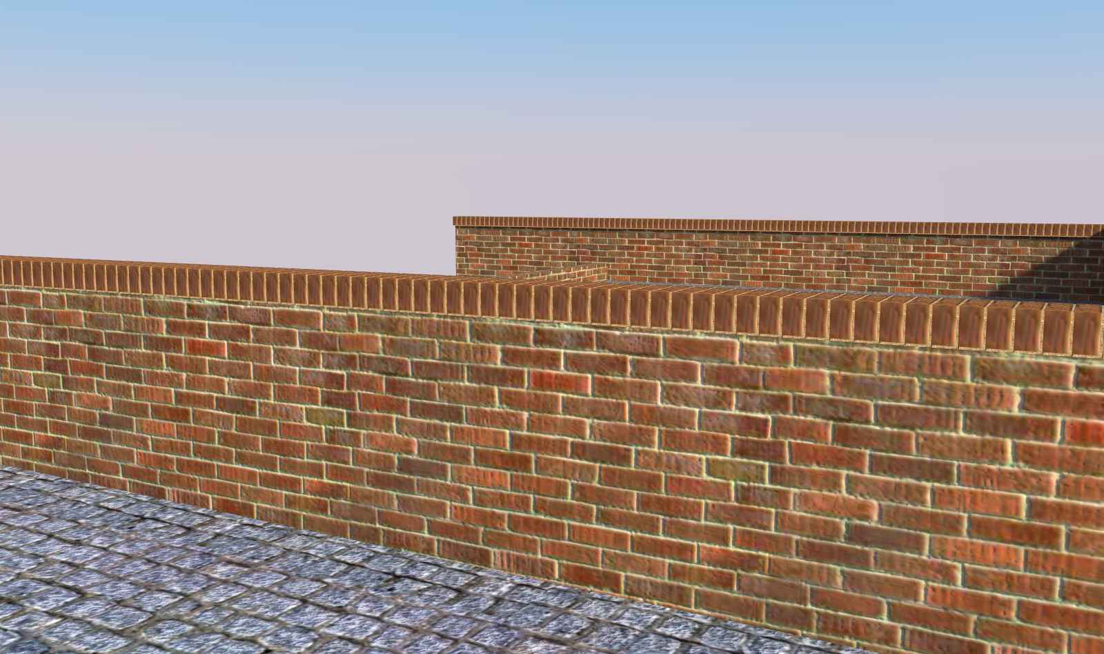 Capping and wall do not match and the texture does not work when I try to use the wall bricks.