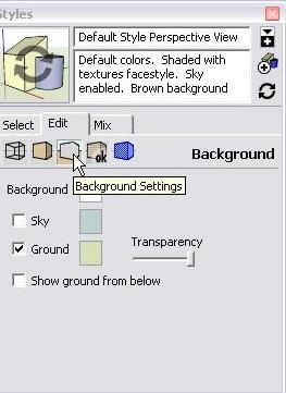 Background settings