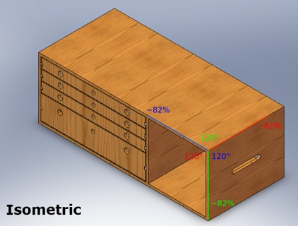 correct isometric distortion (from Wikipedia)