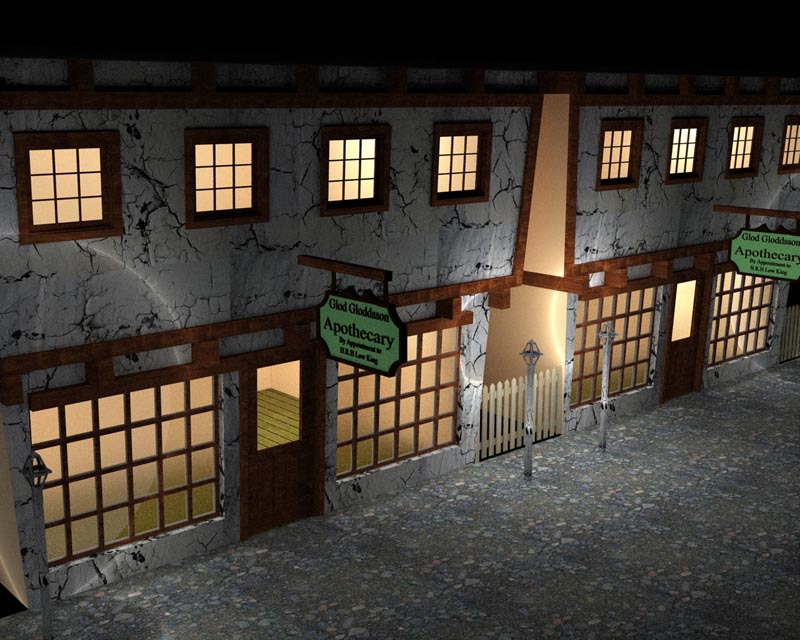 house for street of cunning artificers render
