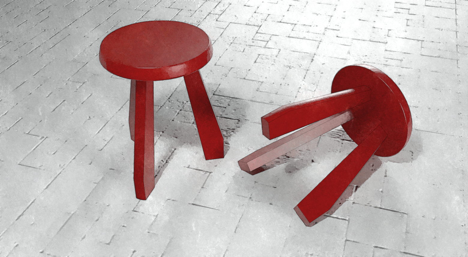 Perriand Stools in Red.png